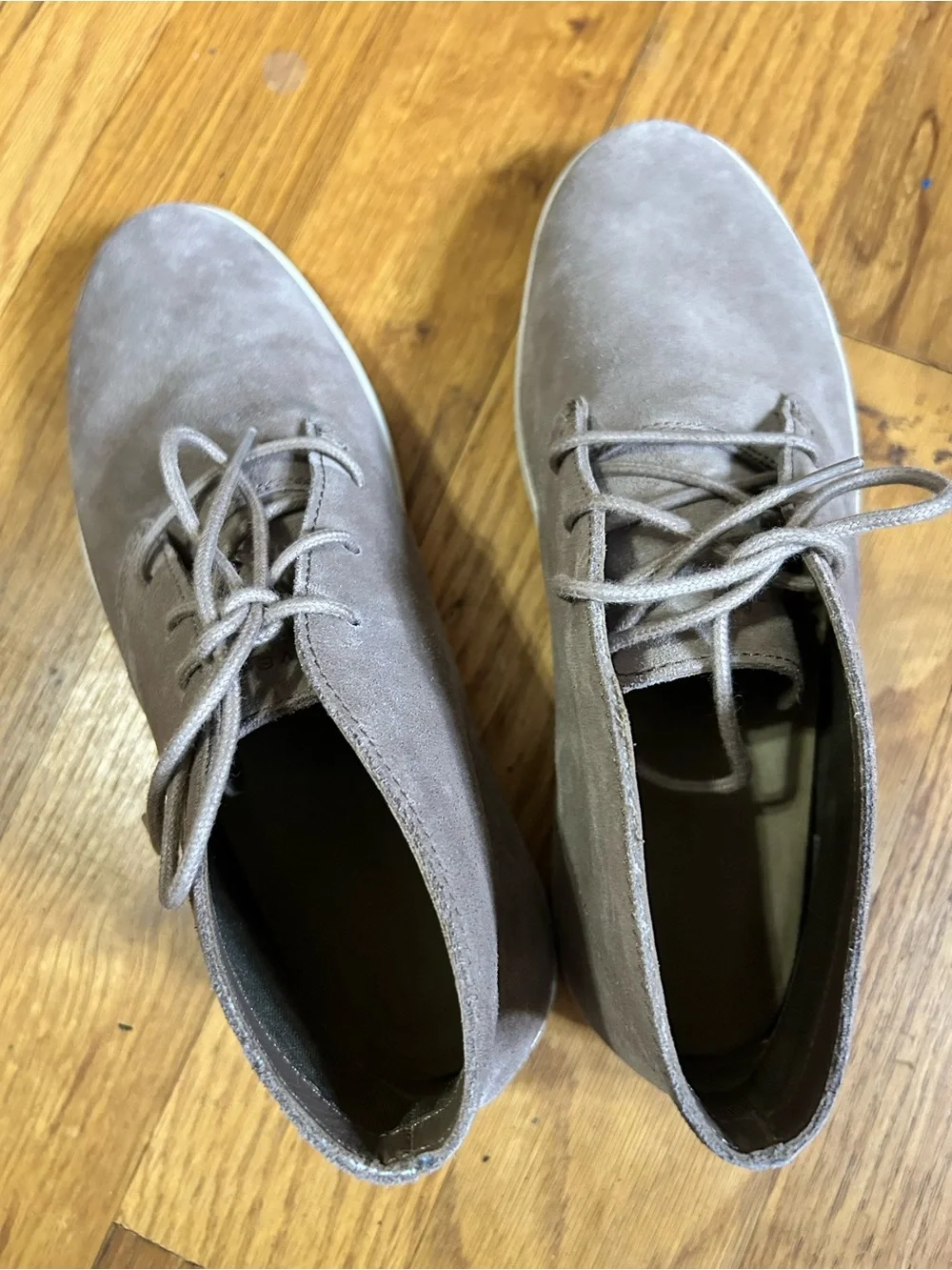 Everlane Boots Men’s The Desert Lace up Boots Size 8 H Taupe Suede Leather